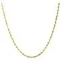 14K Gold 1.5MM Diamond Cut Rope Chain Necklace Unisex Sizes 16''-30'' 14K Gold 1.5MM Diamond Cut Rope Chain Necklace Unisex Sizes 16''-30''