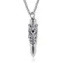 Dragon Bullet Dagger Necklace for Men or Women Stainless Steel Punk Gothic Vintage Look Mythical Pendant with Chain Fantasy Fashion Jewelry by Ginger Lyne Dragon Bullet Dagger Necklace for Men or Women Stainless Steel Punk Gothic Vintage Look Mythical Pendant with Chain Fantasy Fashion Jewelry by Ginger Lyne