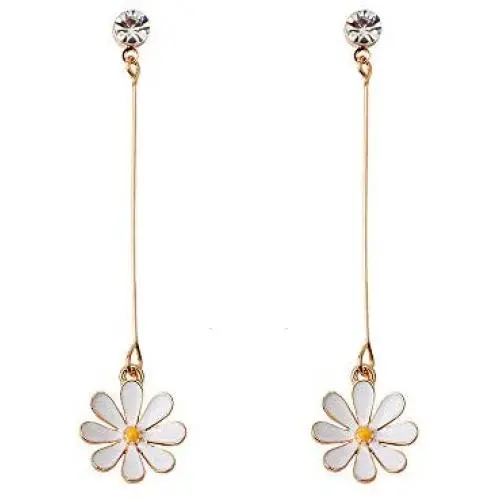 Daisy Flower Stud Earrings.Cute Chrysanthemum Dangle Earring Little Sun Flower Drop Earring for Women Girls Jewelry Daisy Flower Stud Earrings.Cute Chrysanthemum Dangle Earring Little Sun Flower Drop Earring for Women Girls Jewelry
