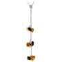 Sterling Silver Multicolor Amber Caramel Kiss Collection Y Necklace 19 Inches