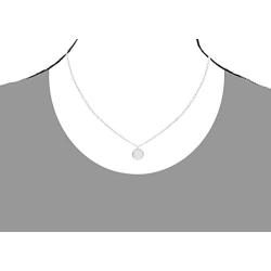 Ritastephens Sterling Silver Saint St Michael Medal Round Pendant Necklaces