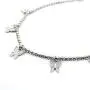 Butterfly Choker Necklace Tennis Chain Butterfly Bling Iced Cubic Zirconia CZ Butterfly Necklace Silver Girls Women