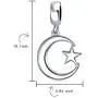 Inspirational Celestial Moon And Star Muslim Support Symbol Dangle Bead Charm For Women Teens 925 Sterling Silver Fits European Bracelet Inspirational Celestial Moon And Star Muslim Support Symbol Dangle Bead Charm For Women Teens 925 Sterling Silver Fits European Bracelet