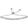 landau jewelry Womens Adjustable Pull Chain Tennis Bracelet