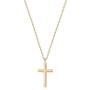 LOYATA Tiny Cross Pendant Necklace, 14K Gold Plated Minimalist Simple Delicate Chain Necklace for Women…