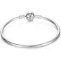 BORUO Sterling Silver Chain Bracelet Bangle Bracelet Style Snap Clasp Fits Troll Chamilia Carlo Biagi Zable Charms