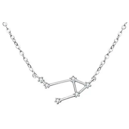 BriLove Women 925 Sterling Silver Wedding Bridal CZ Horoscope Zodiac 12 Constellation Astrology Pendant Necklace Birthday Gift