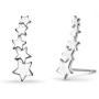 Boma Jewelry Sterling Silver Star Ear Crawler Earrings