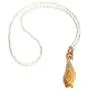 IVRRISS Boho Necklace Beaded Chain Necklace, Conch Shell Necklace