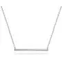 Thin Minimalist Sideways Horizontal Round Station Bar Pendant Necklace For Women For Teen Gold Plated Sterling Silver Thin Minimalist Sideways Horizontal Round Station Bar Pendant Necklace For Women For Teen Gold Plated Sterling Silver