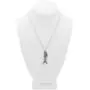 Controse Silver-Toned Stainless Steel Fish Bones Necklace with Pendant (17'' - 19'' Adjustable Chain) Controse Silver-Toned Stainless Steel Fish Bones Necklace with Pendant (17'' - 19'' Adjustable Chain)