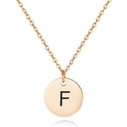 Sereney Initial Necklaces, 18k Gold/Rose-Gold/Silver Plated Engraved Letter Necklace for Women, Gifts for mom, Women Jewelry to Best Friend, Bridesmaid.