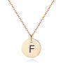 Sereney Initial Necklaces, 18k Gold/Rose-Gold/Silver Plated Engraved Letter Necklace for Women, Gifts for mom, Women Jewelry to Best Friend, Bridesmaid.