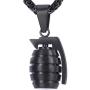 U7 Men Personalized Punk Necklace Jewelry Stainless Steel 18K Gold Plated Rock Army Style Cool Pendant with, Chain 22''