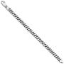 Solid 925 Sterling Silver Flat Link Bracelet - with Secure Lobster Lock Clasp 7.5''