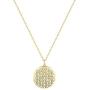 Happiness Boutique Women Flower of Life Necklace Gold Color Delicate Pendant Necklace Stainless Steel Jewelry
