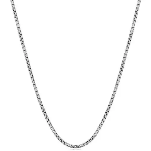 Kooljewelry Sterling Silver 1.2 mm Round Box Chain Necklace (14, 16, 18, 20, 22, 24, 30 or 36 inch) Kooljewelry Sterling Silver 1.2 mm Round Box Chain Necklace (14, 16, 18, 20, 22, 24, 30 or 36 inch)
