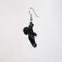 Gothic Black Raven Black Crow Dangle Earrings Gothic Black Raven Black Crow Dangle Earrings