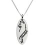 Joyful Sentiments Pet Jewelry Stainless Steel Think Pawsitive Oval Shape Cat Pendant Necklace 18 Inch Chain with 3 Inch Extender