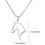 Luvalti Horse Pendant Necklace - Animal Lovers Gift - Family and Friends Jewelry