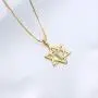 Aurora Tears 925 Sterling Silver David Star Necklace Magen Star of David Isreal Jewish Pendant Men Women Fashion Jewelry