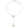 Savlano 14K Gold Plated Cubic Zirconia Round Cut Starburst 18 Inches Pendant Chain Necklace for Women & Girls Savlano 14K Gold Plated Cubic Zirconia Round Cut Starburst 18 Inches Pendant Chain Necklace for Women & Girls