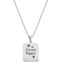 Disney Mickey or Minnie Mouse Stainless Steel Inpirational Necklace, Official License