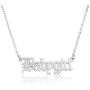 Beleco Jewelry Personalized Old English Name Necklace. Customized Gothic Font Style Any Name Necklace, Old English Name Pendant, Nameplate Jewelry For Girlfriend, Gift For Her, Jewelry For Women, 925 Sterling Silver Or 18K Gold Plated Necklace