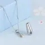 925 Sterling Silver Urn Pendant Necklace Teardrop Cremation Jewelry for Ashes Memorial Keepsake for Women