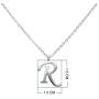 PHOENIX FOREVER Initial Necklaces: Titanium Steel Letter Necklaces for Women and Girls.