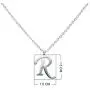 PHOENIX FOREVER Initial Necklaces: Titanium Steel Letter Necklaces for Women and Girls.