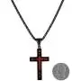 HZMAN Stainless Steel Russian Orthodox Cross Pendant Necklace for Men Women, NIKA, ICXC
