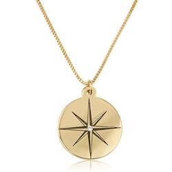 North Star Necklace With Birthstone Polaris Pendant Constellation Jewelry Celestial Star Symbol Charm