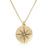 North Star Necklace With Birthstone Polaris Pendant Constellation Jewelry Celestial Star Symbol Charm