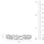 NATALIA DRAKE 1/10 Cttw Diamond Infinity Link Bracelet With Hidden Safety Lock for Women in Rhodium Plated Brass (Color I-J / Clarity I2-I3) NATALIA DRAKE 1/10 Cttw Diamond Infinity Link Bracelet With Hidden Safety Lock for Women in Rhodium Plated Brass (Color I-J / Clarity I2-I3)