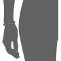 Geoffrey Beene Mens Stainless Steel Franco Chain Bracelet with Magnetic Clasp