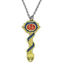 GK-O Anime Fairy Tail Ophiuchus Infinite Clock Key Necklace Metal Pendant Cosplay Costume