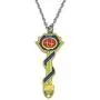 GK-O Anime Fairy Tail Ophiuchus Infinite Clock Key Necklace Metal Pendant Cosplay Costume