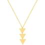Shegirl Bar Long Necklace Charm Three Triangle Arrow Pendant Necklace Gold Fashion Y-Necklace Jewelry for Women and Girls Gifts