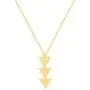Shegirl Bar Long Necklace Charm Three Triangle Arrow Pendant Necklace Gold Fashion Y-Necklace Jewelry for Women and Girls Gifts