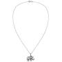 AeraVida Royal Thai Swirl Elephant .925 Sterling Silver Pendant Necklace