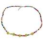 Handmade Colored Beaded Smiley Necklaces, Ladies Fashion Necklaces