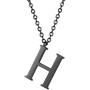 PROSTEEL Stainless Steel/Sterling Silver Initial Name Necklace, A to Z Initial Letter Personalized Necklaces for Men Women, Gold/Silver/Black Tone, 16''/20'' Adjustable, Come Gift Box