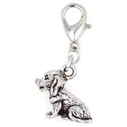 Its All About...You! 3D Puppy Dog Clip on Charm Perfect for Necklaces and Bracelets 103R