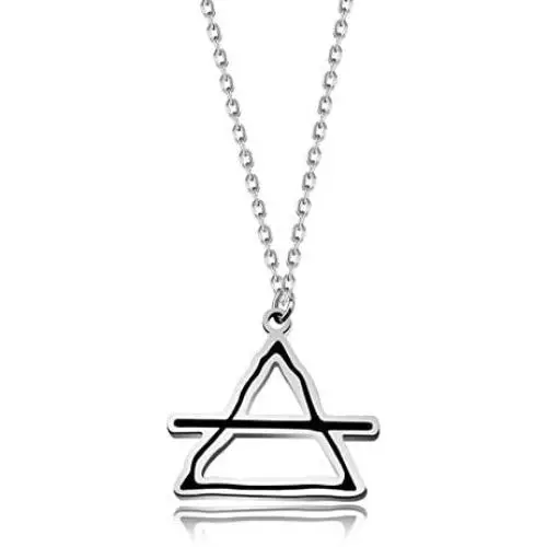 CENWA Alchemical Necklace Alchemy Jewelry Element Symbols Planetary Alchemical Symbols Transmutation Signs Occult Alchemy Fire Earth Water Air Symbol