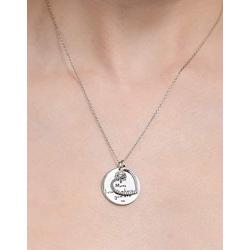 Necklace For Mom - Home Is Wherever You Are Heart Love Mothers Day Jewelry Mother Sterling Silver Pendant Necklace