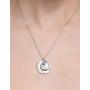 Necklace For Mom - Home Is Wherever You Are Heart Love Mothers Day Jewelry Mother Sterling Silver Pendant Necklace