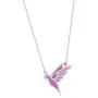 Boma Jewelry Sterling Silver Purple Resin Bird Necklace, 18 Inches Boma Jewelry Sterling Silver Purple Resin Bird Necklace, 18 Inches