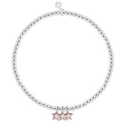 Katie Loxton a Little Magic Womens Stretch Adjustable Band Fashion Charm Bracelet