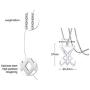 COMTRUD Sigil of Lucifer Satan Satanic Symbol Necklace Premium Stainless Steel Satan Goth Gothic Pendant, Religions Jewelry for Men Women